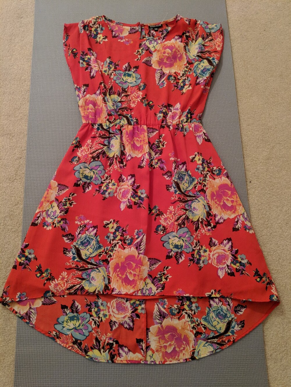 NWOT Papermoon Floral high low dress